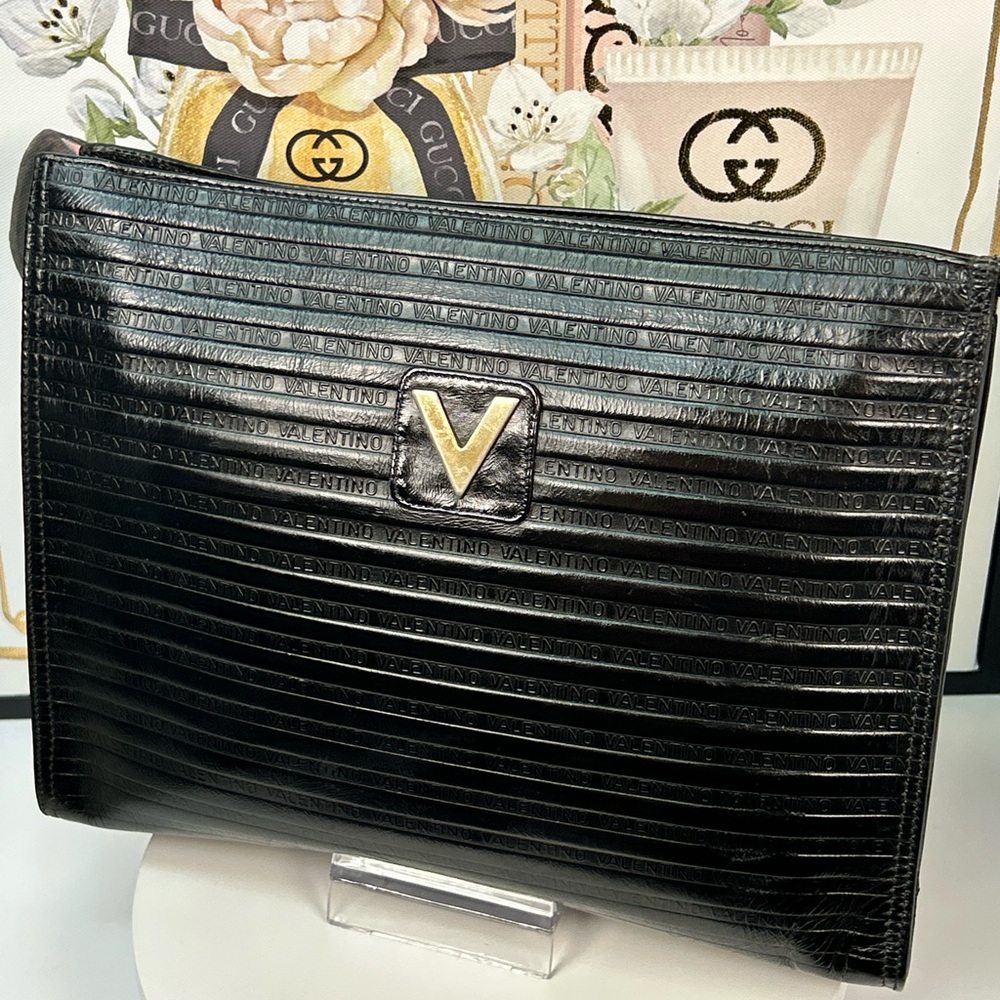 Mario Valentino Leather Large Business Bag 😍🖤 - Picture 16 of 17